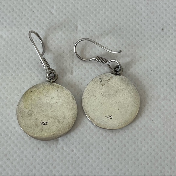 New Orleans Water Meter 925 Sterling Silver Earrings & Pendant Set Vintage - Picture 7 of 7